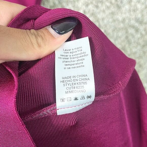 WOW Couture Dress Women’s Medium Pink Lace Tie Bandage Bodycon Mini NWT - Picture 9 of 12